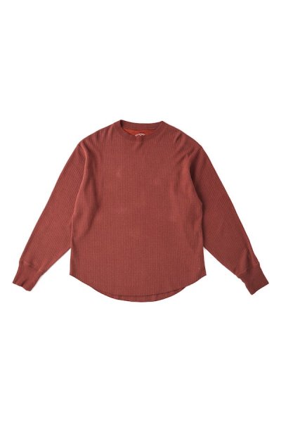 DROP NEEDLE WUFFLE CREW-NECK(BARK)