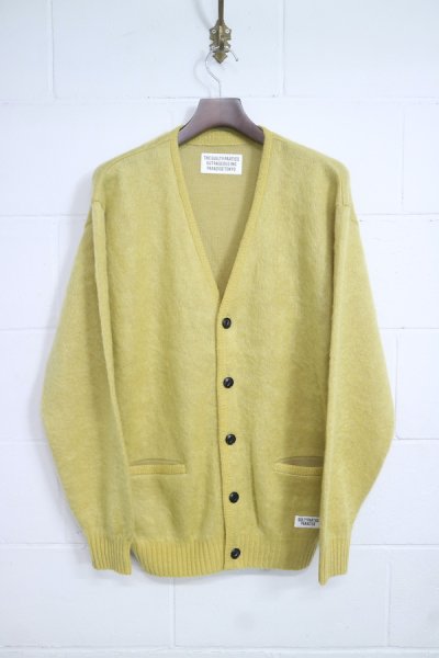 MOHAIR CARDIGAN ( TYPE-1 ) (YELLOW)