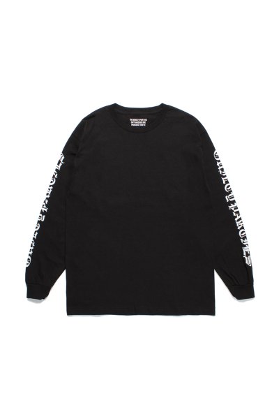 TIM LEHI / CREW NECK LONG SLEEVE T-SHIRT ( TYPE-3 )(BLACK)