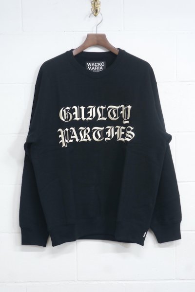 HEAVY WEIGHT CREW NECK SWEAT SHIRT ( TYPE-2 )（BLACK）