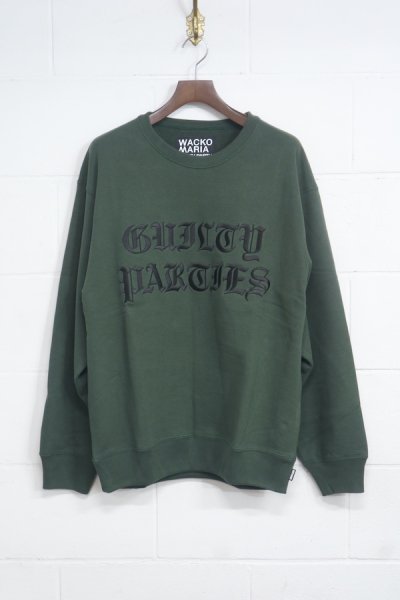 HEAVY WEIGHT CREW NECK SWEAT SHIRT ( TYPE-3 )（GREEN）