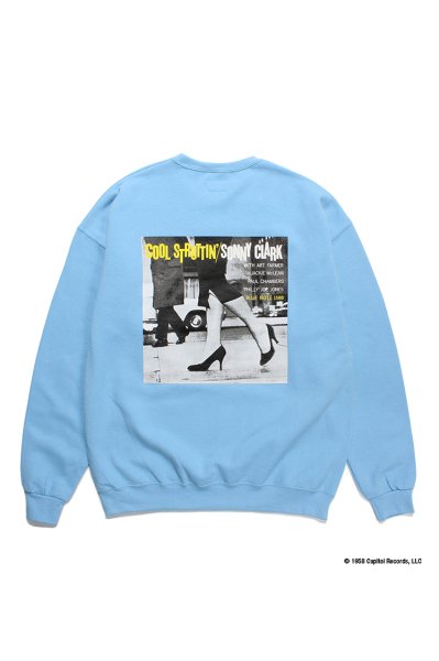 BLUE NOTE / CREW NECK SWEAT SHIRT ( TYPE-2 ) (BLUE)