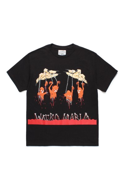 NECK FACE / CREW NECK T-SHIRT ( TYPE-2 )(BLACK)