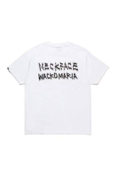 NECK FACE / CREW NECK T-SHIRT ( TYPE-6 )(WHITE)