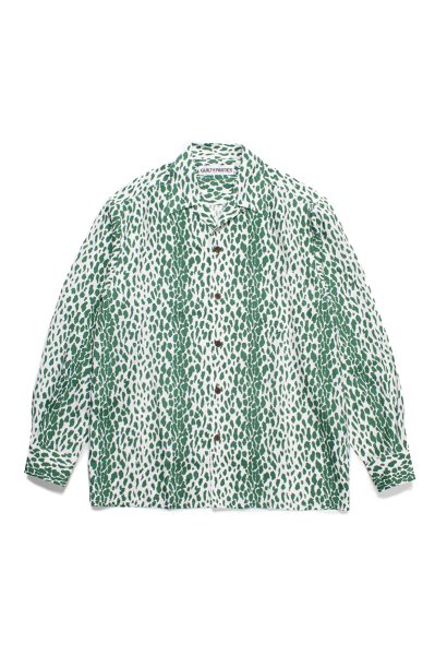 HAWAIIAN SHIRT L/S (GREEN)