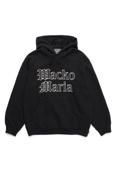 HEAVY WEIGHT PULLOVER HOODED SWEAT SHIRT ( TYPE-2 )(BLACK)