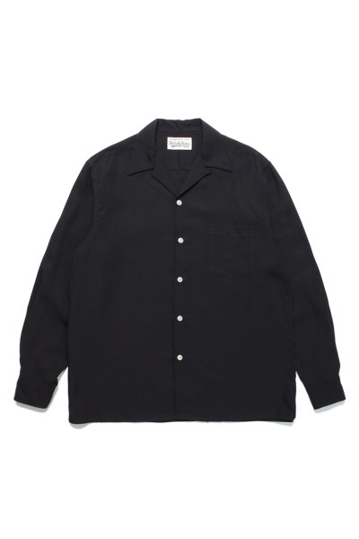 50'S SHIRT L/S ( TYPE-1 )（BLACK）