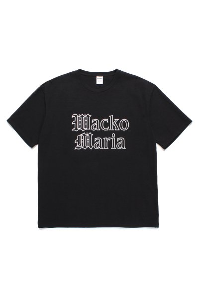 WASHED HEAVY WEIGHT CREW NECK T-SHIRT ( TYPE-1 ) (BLACK)