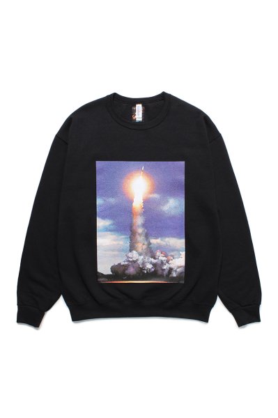 JIRO KONAMI / CREW NECK SWEAT SHIRT ( TYPE-1 )(BLACK)