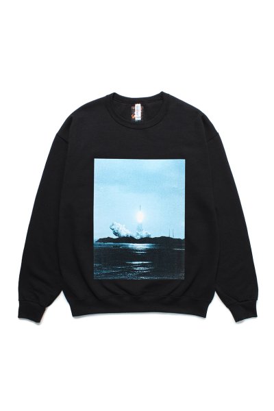 JIRO KONAMI / CREW NECK SWEAT SHIRT ( TYPE-2 )(BLACK)