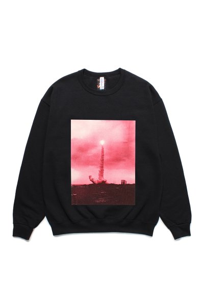 JIRO KONAMI / CREW NECK SWEAT SHIRT ( TYPE-3 )(BLACK)