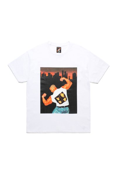 JIRO KONAMI / CREW NECK T-SHIRT ( TYPE-4 )(WHITE)