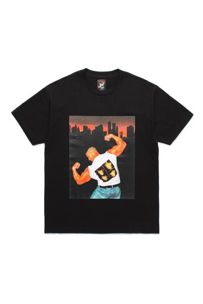 JIRO KONAMI / CREW NECK T-SHIRT ( TYPE-4 )(BLACK)