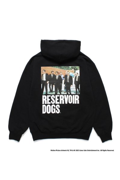 RESERVOIR DOGS / MIDDLE WEIGHT PULLOVER HOODED SWEAT SHIRT（BLACK）