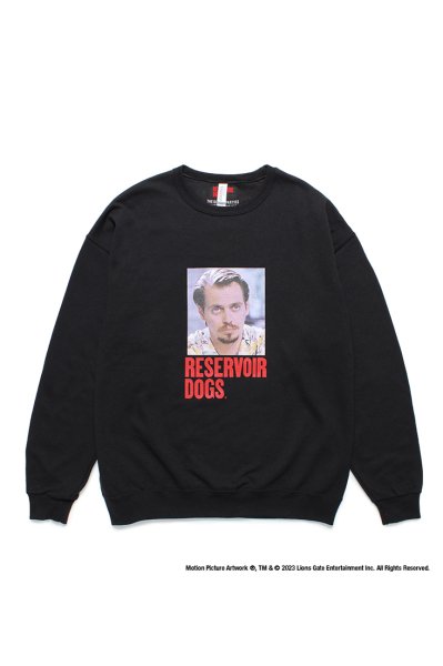 RRESERVOIR DOGS / CREW NECK SWEAT SHIRT ( TYPE-5 )（BLACK）