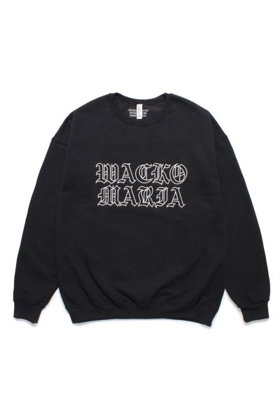 CREW NECK SWEAT SHIRT ( TYPE-1 )（BLACK）