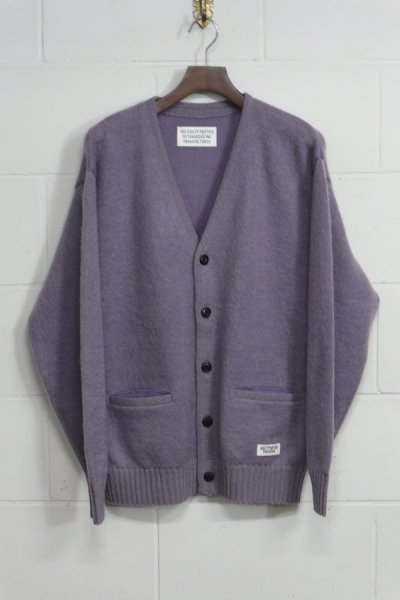 MOHAIR CARDIGAN ( TYPE-1 )（PURPLE）