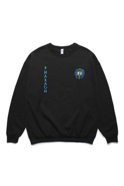 CREW NECK SWEAT SHIRT ( TYPE-2 )（BLACK）