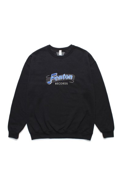 CREW NECK SWEAT SHIRT ( TYPE-3 )（BLACK）