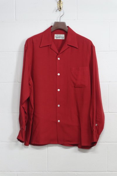 50'S SHIRT L/S ( TYPE-1 )（RED）