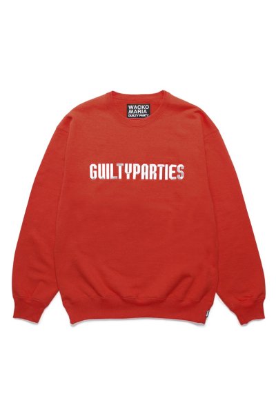 HEAVY WEIGHT CREW NECK SWEAT SHIRT ( TYPE-3 )(RED)