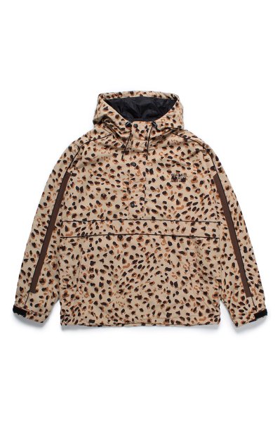 LEOPARD ANORAK JACKET (BEIGE)