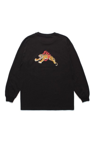 TIM LEHI / CREW NECK LONG SLEEVE T-SHIRT (BLACK)