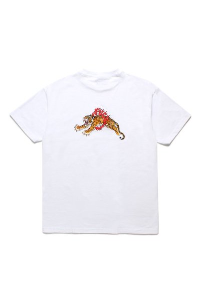 TIM LEHI / CREW NECK T-SHIRT ( TYPE-1 )(WHITE)