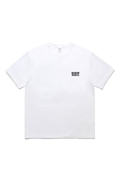 WASHED HEAVY WEIGHT CREW NECK T-SHIRT ( TYPE-2 ) (WHITE)