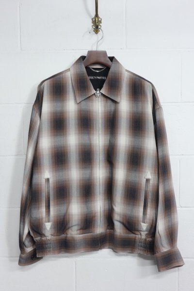 OMBRE CHECK 50'S JACKET -A- ( TYPE-1 ) (BEIGE)