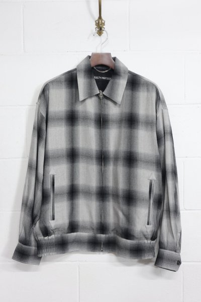 OMBRE CHECK 50'S JACKET -B- ( TYPE-1 )(GRAY)