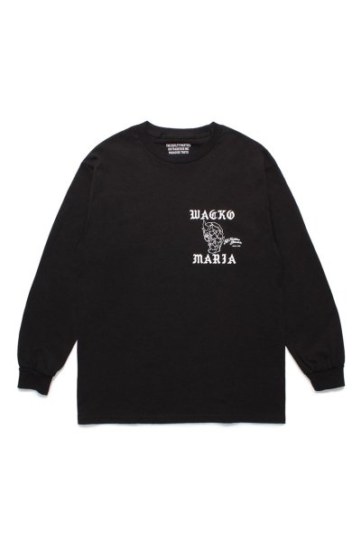 56 TATTOO STUDIO / CREW NECK LONG SLEEVE T-SHIRT (BLACK)