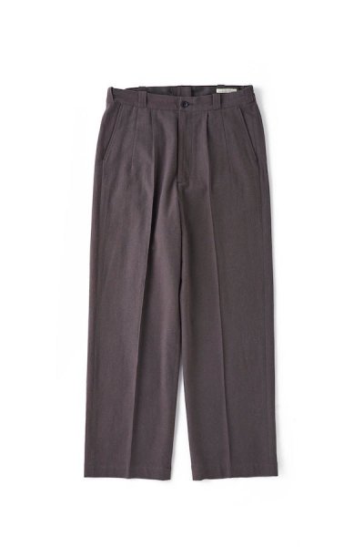 FRONT TUCK ARMY TROUSER (GRAPHITE)