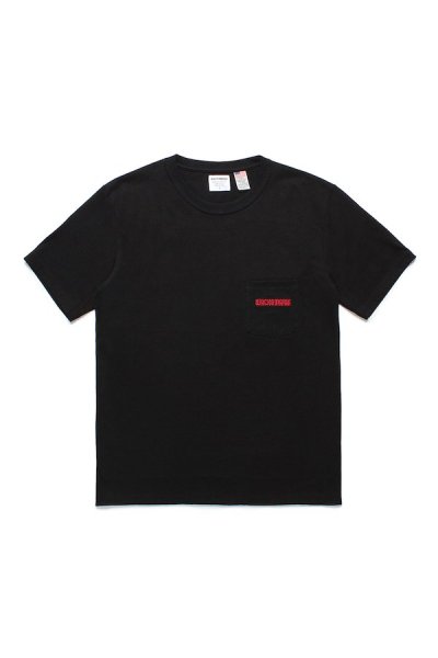 USA BODY CREW NECK POCKET T-SHIRT ( TYPE-2) (BLACK)