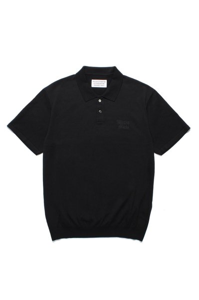 KNIT POLO SHIRT ( TYPE-1 )（BLACK）