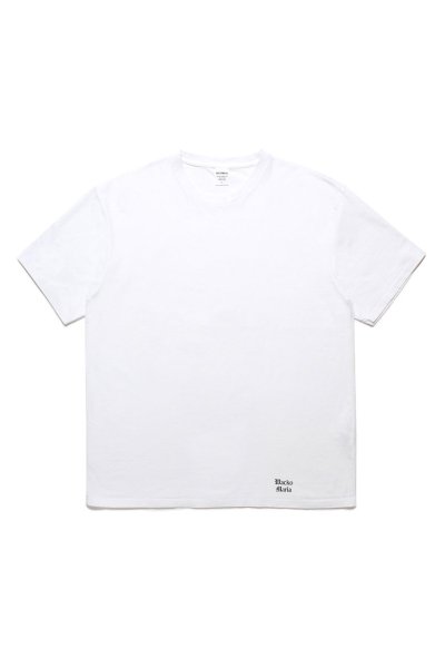 WASHED HEAVY WEIGHT CREW NECK T-SHIRT ( TYPE-1 )(WHITE)