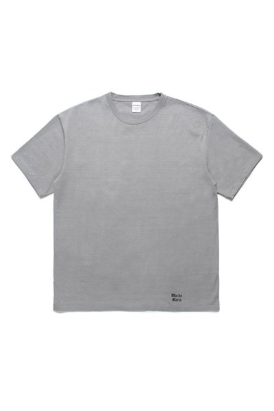 WASHED HEAVY WEIGHT CREW NECK T-SHIRT ( TYPE-1 )(GRAY)