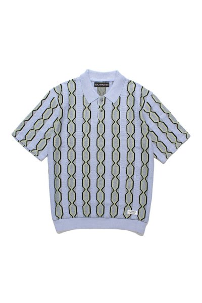 KNIT POLO SHIRT ( TYPE-3 )（BLUE）