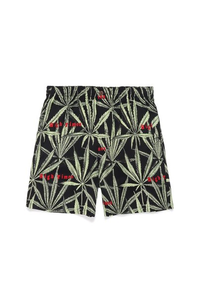 HIGHTIMES / HAWAIIAN SHORTS（BLACK）