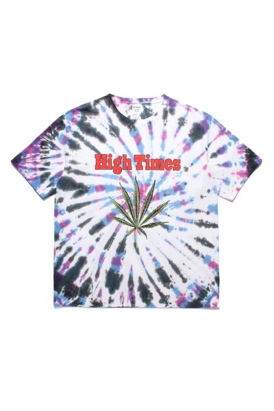 HIGHTIMES / TIE DYE CREW NECK T-SHIRT ( TYPE-1 )(ONE)