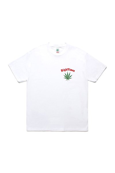 HIGHTIMES / CREW NECK T-SHIRT ( TYPE-2 )(WHITE)