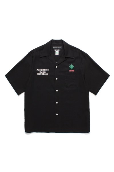 舐達麻 / HIGHTIMES / 50'S SHIRT S/S（BLACK）