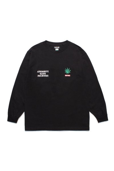 舐達麻 / HIGHTIMES / CREW NECK LONG SLEEVE T-SHIRT(BLACK)