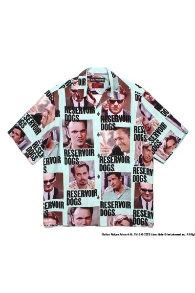 RESERVOIR DOGS / S/S HAWAIIAN SHIRT ( TYPE-3 )（GREEN）