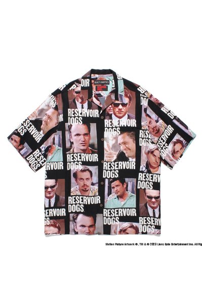 RESERVOIR DOGS / S/S HAWAIIAN SHIRT ( TYPE-3 )（BLACK）