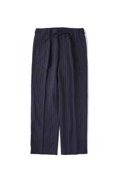 HIDDEN LOOP BUDDY TROUSER (WASHER WOOL)（NOCTURNE STRIPE）