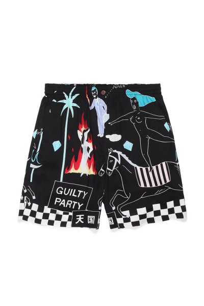 HAWAIIAN SHORTS ( TYPE-5 )（BLACK）