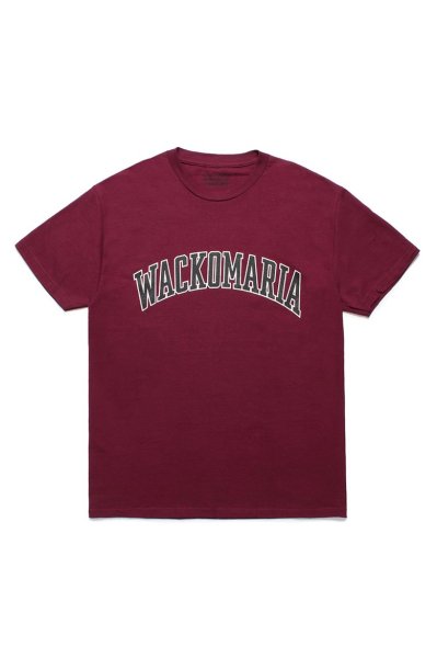 CREW NECK T-SHIRT ( TYPE-8 ) (BURGUNDY)