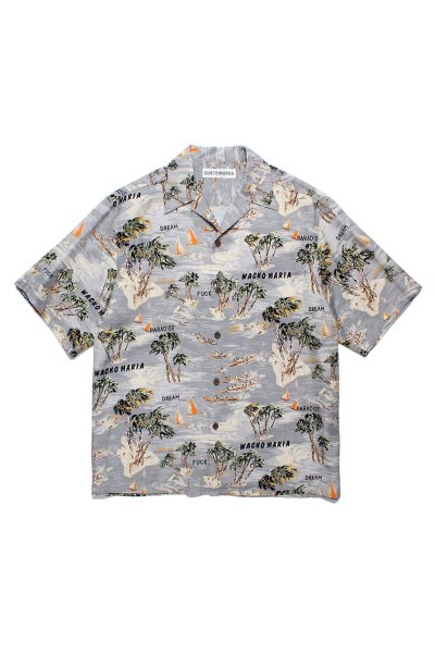 HAWAIIAN SHIRT S/S ( TYPE-1 )（GRAY）