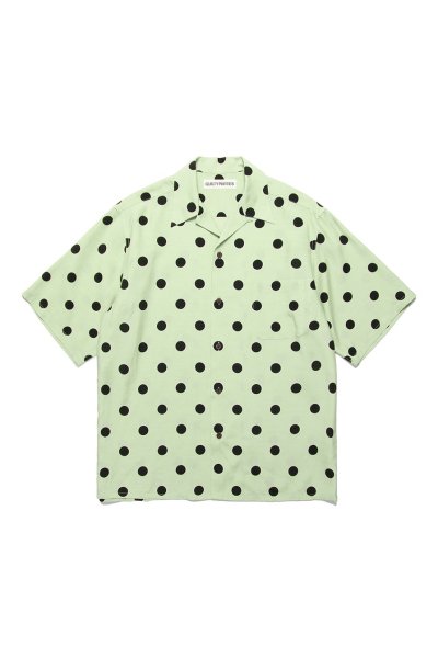 HAWAIIAN SHIRT S/S ( TYPE-3 )（MINT-BLACK）